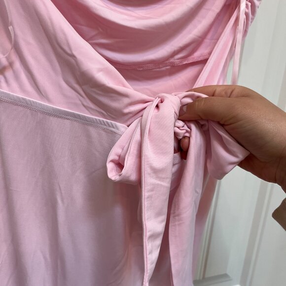 NWT White Fox Boutique On My Own Again Maxi Dress Pink Size Medium - Picture 10 of 10